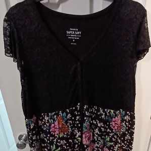 Torrid babydoll blouse